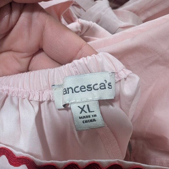 Francesca's Kelly Bow Back Ric Rac Pattern Mini Dress - Picture 6 of 11